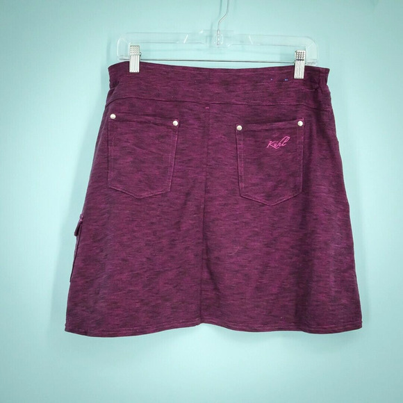 Kuhl Size Medium M Heather Pink Mova Drawstring Pull On Cargo Pockets A Line Act - Picture 5 of 9